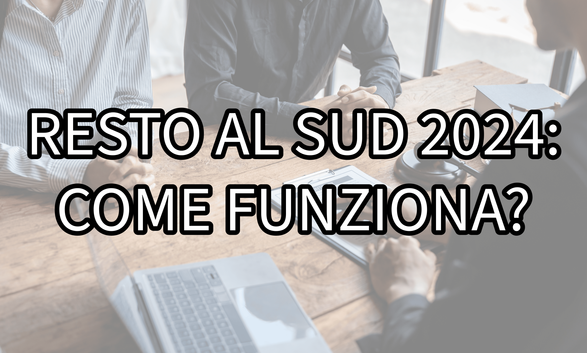 RESTO AL SUD COME FUNZIONA